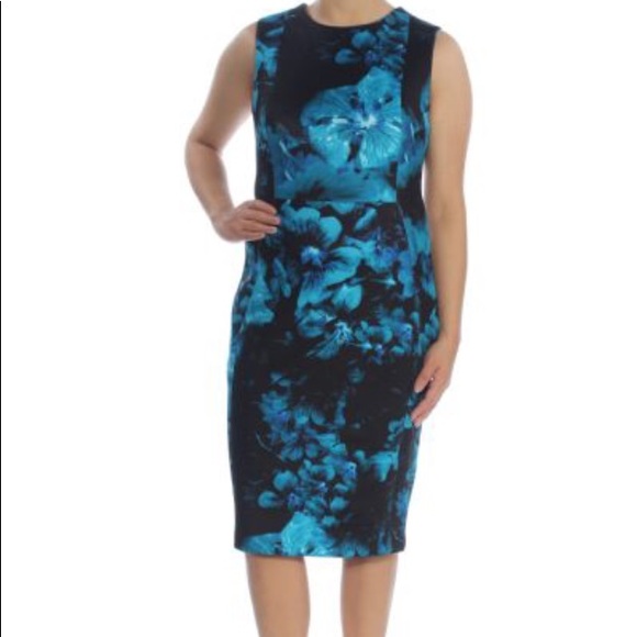 Calvin Klein Dresses & Skirts - Calvin Klein floral shift dress 20W lined
